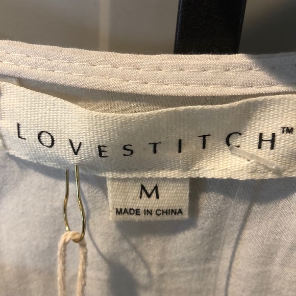 Cream crochet tank top. - Picture 2 of 4